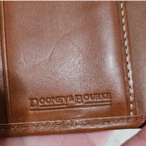Dooney & Bourke Vintage Monogram Double Snap Wallet with Coin Zip. Rare - Picture 2 of 15